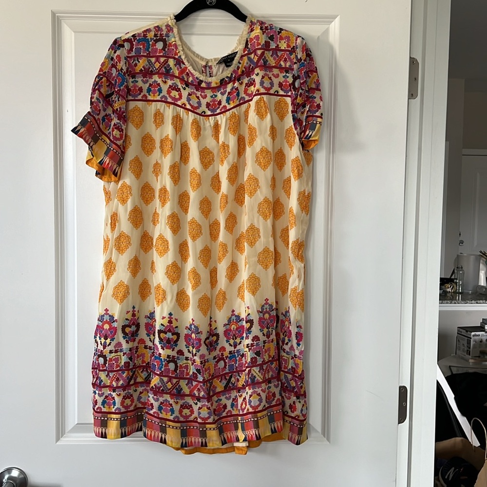 Anthropologie Narcisa Tunic Beaded Dress New XL